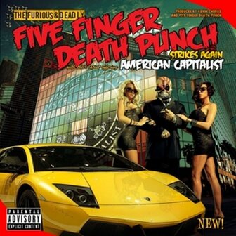 FIVE FINGER DEATH PUNCH - AMERICAN CAPITALIST (LP-GOLD COLOR)