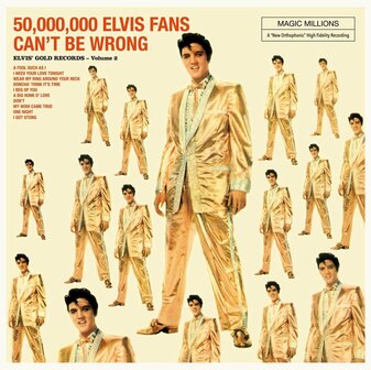 ELVIS PRESLEY - 50.000.000 ELVIS FANS CAN&#039;T BE WRONG (LP)