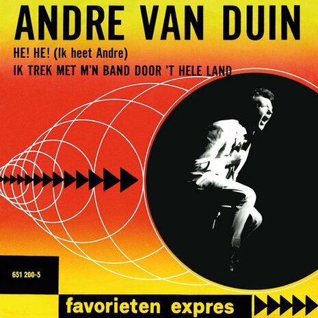 ANDRE VAN DUIN - HE HE (IK HEET ANDRE) / STOELEN STOELEN (LP-10"/RECORD STORE DAY)